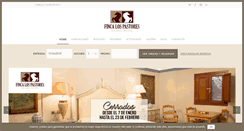 Desktop Screenshot of fincalospastores.com