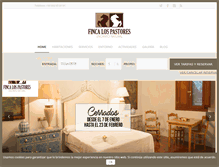 Tablet Screenshot of fincalospastores.com